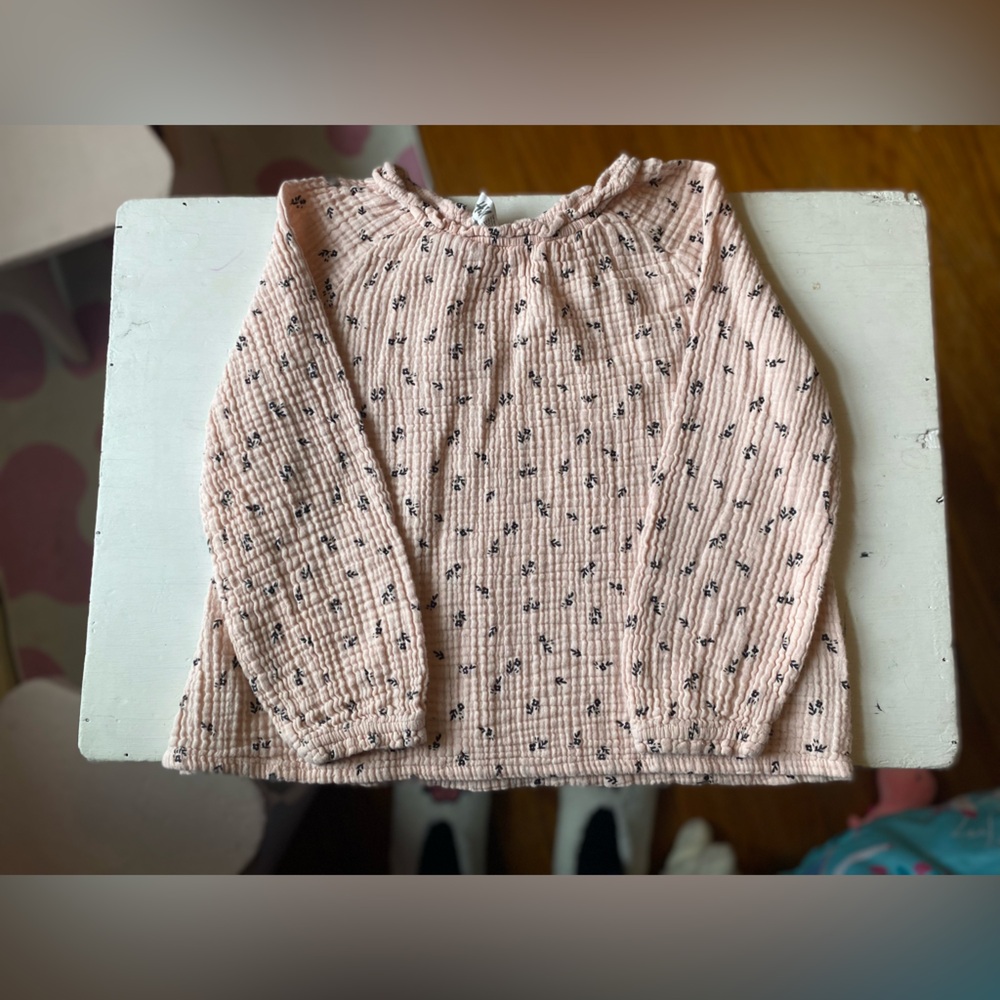 H&M Pink Floral Kids Top